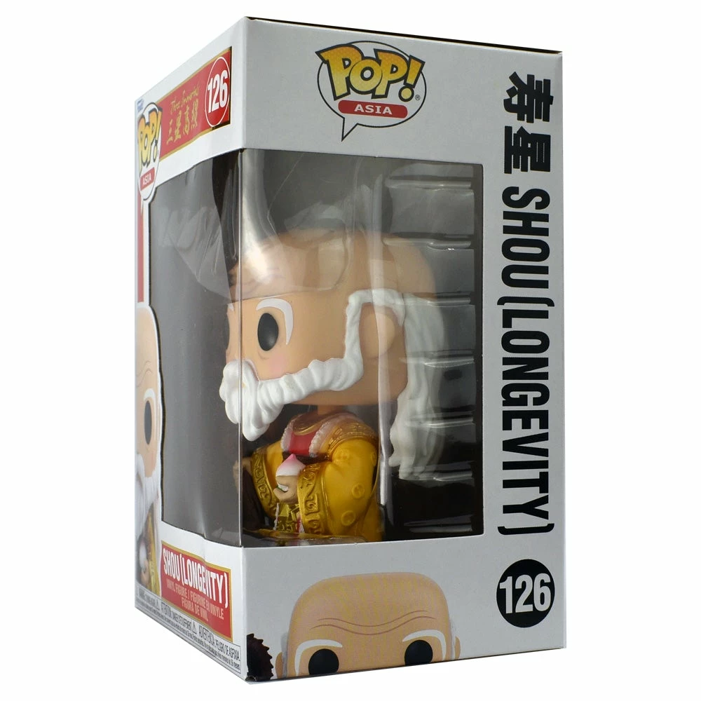 IN STOCK: Funko POP Asia: The Three Immortals With PPJoe Pop Protectors