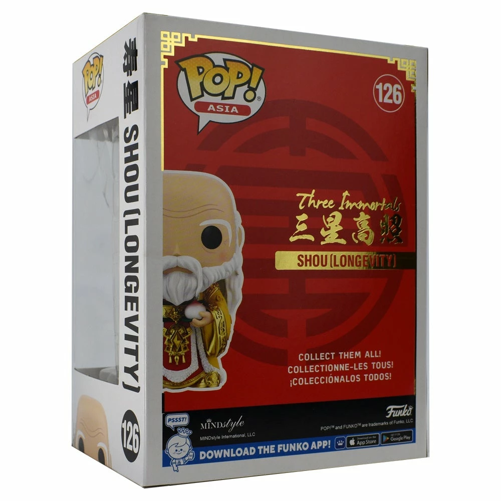 IN STOCK: Funko POP Asia: The Three Immortals With PPJoe Pop Protectors