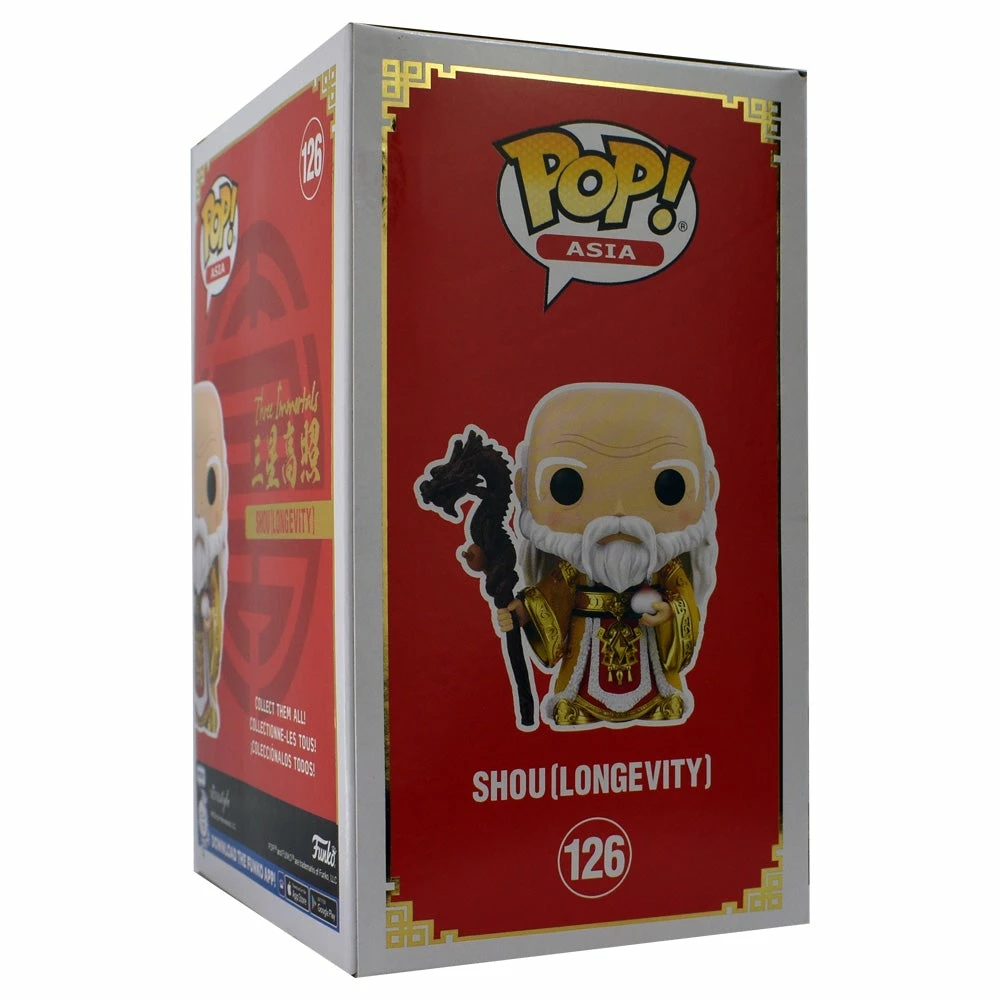IN STOCK: Funko POP Asia: The Three Immortals With PPJoe Pop Protectors