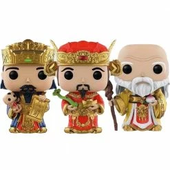 IN STOCK: Funko POP Asia: The Three Immortals With PPJoe Pop Protectors