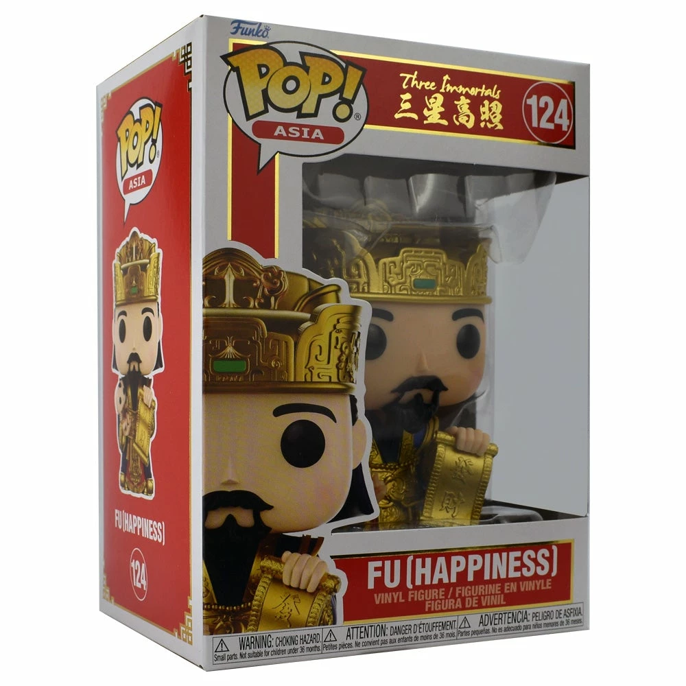 IN STOCK: Funko POP Asia: The Three Immortals With PPJoe Pop Protectors