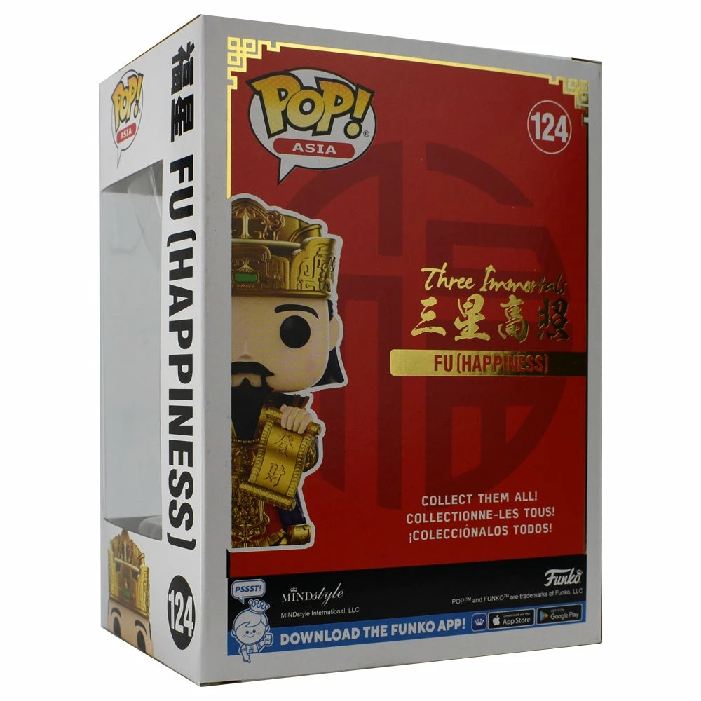 IN STOCK: Funko POP Asia: The Three Immortals With PPJoe Pop Protectors