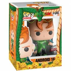 IN STOCK: Funko POP Animation: DBZ - Android 16 (Metallic)with DBZ Sleeve