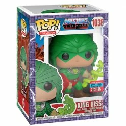 IN STOCK: Funko POP Animation: MOTU - King Hiss With PPJoe MOTU Sleeve