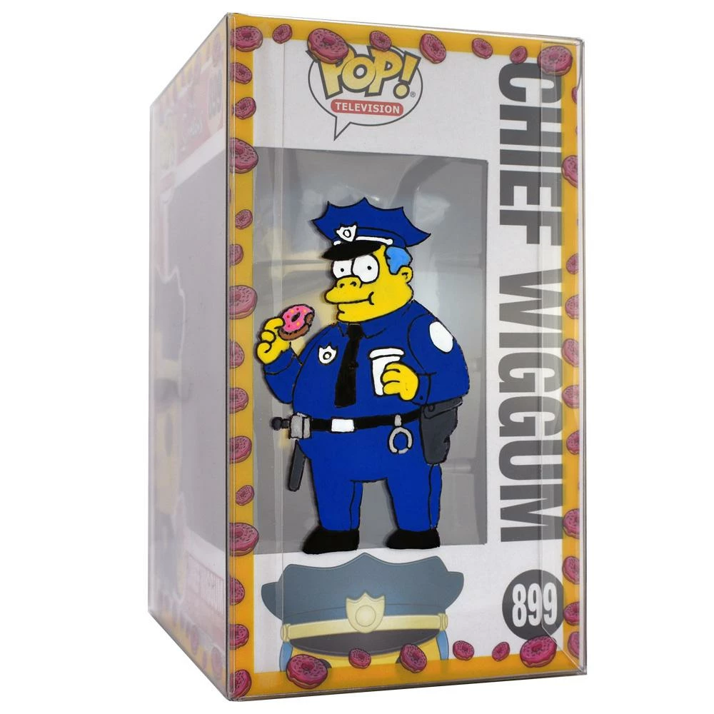 IN STOCK: Funko POP Animation: Simpsons - Chief Wiggum With Chance Of Hand Painted Protector