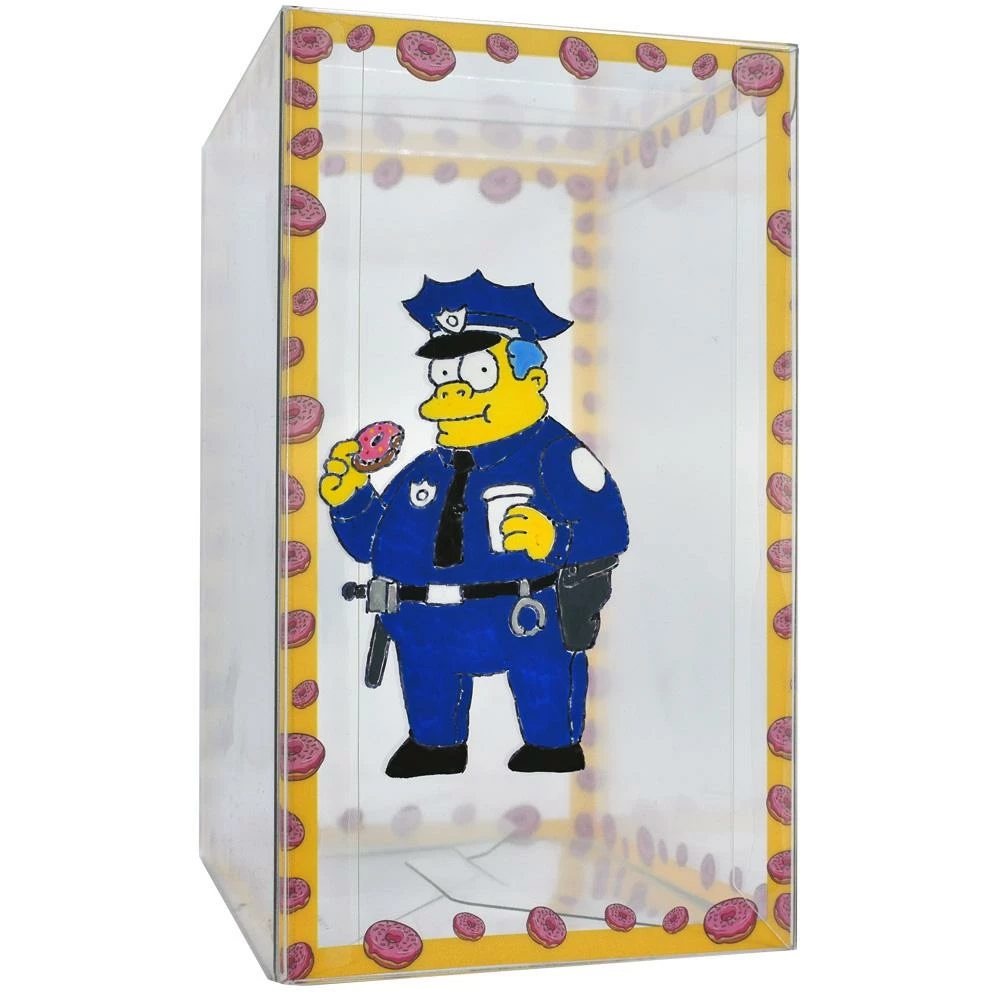 IN STOCK: Funko POP Animation: Simpsons - Chief Wiggum With Chance Of Hand Painted Protector