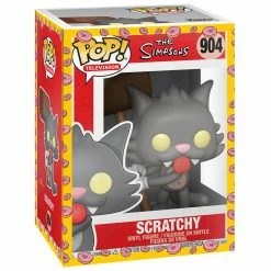 IN STOCK: Funko POP Animation: Simpsons - Scratchy With PPJoe Simpsons Sleeve