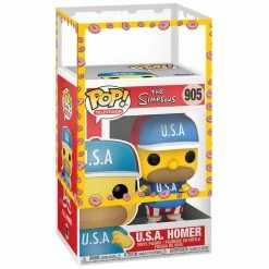 IN STOCK: Funko POP Animation: Simpsons - USA Homer With PPJoe Simpsons Sleeve