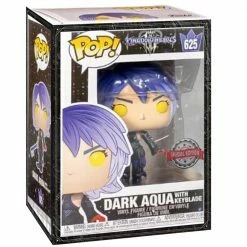 IN STOCK: Funko POP Disney: KH3 S2 - Dark Aqua With Keyblade With Fantasy Sleeve