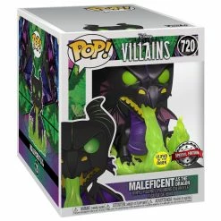IN STOCK: Funko POP Disney: Villains - Dragon With Flames 6" (Metallic)(GITD)