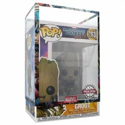 IN STOCK: Funko POP! Guardians Of The Galaxy 2: Groot With Bomb (Exc) With Marvel Sleeve