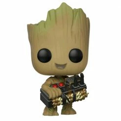 IN STOCK: Funko POP! Guardians Of The Galaxy 2: Groot With Bomb (Exc) With Marvel Sleeve
