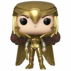 IN STOCK: Funko POP Heroes: WW 1984- WW Gold Shield (Metallic) With DC Sleeve