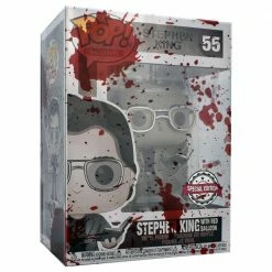 IN STOCK: Funko POP Icons: Stephen King With Blood Splattered Sleeve