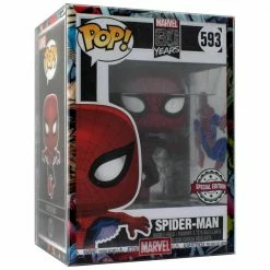 IN STOCK: Funko POP Marvel: 80th - First Appearance Spider-Man (Metallic) With Chance Of Hand Painted Protector