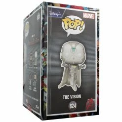 IN STOCK: Funko POP Marvel: WandaVision – The Vision (GITD) With Free Marvel Sleeve