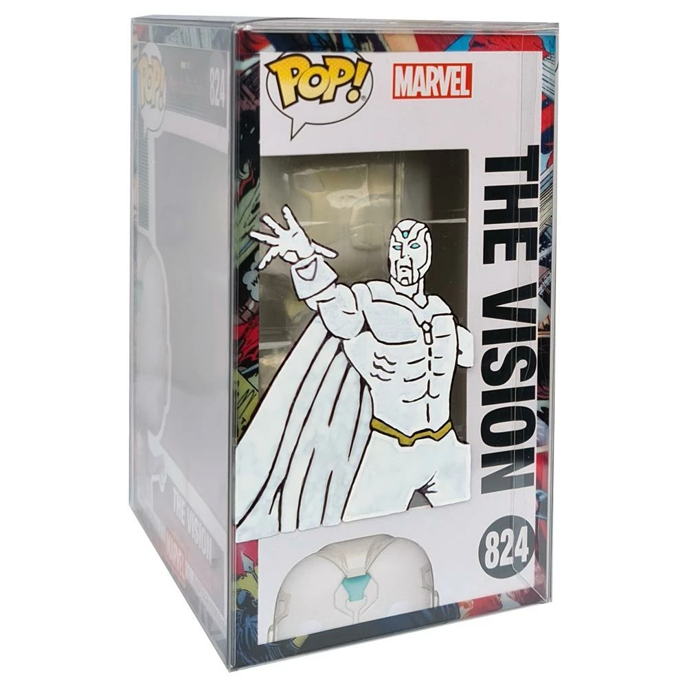 IN STOCK: Funko POP Marvel: WandaVision – The Vision With Free Marvel Sleeve With Chance Of Hand Painted Protector