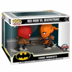 IN STOCK: Funko POP Moment: DC- Red Hood Vs Deathstroke With PPJoe Pop Protector