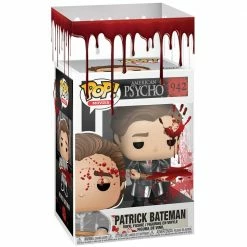 IN STOCK: Funko POP Movies: American Psycho - Patrick With Chance Of Chase With PPJoe Blood Drip Sleeve