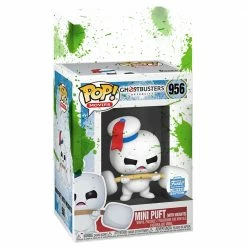 IN STOCK: Funko POP Movies: Ghostbusters: Afterlife - Mini Puft With Weights With Slime Sleeve / Protector
