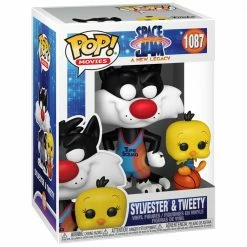 IN STOCK: Funko POP Movies: Space Jam 2 - Sylvester And Tweety With POP Protector