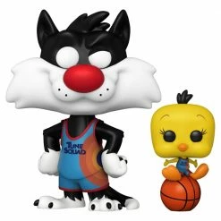 IN STOCK: Funko POP Movies: Space Jam 2 - Sylvester And Tweety With POP Protector