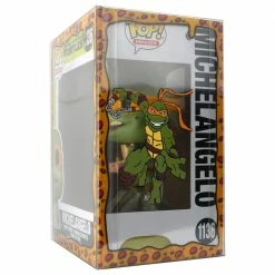 IN STOCK: Funko POP Movies: TMNT 2 - Michaelangelo With Pizza Sleeve