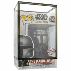 IN STOCK: Funko POP Star Wars: The Mandalorian (Chrome) With Star Wars Sleeve
