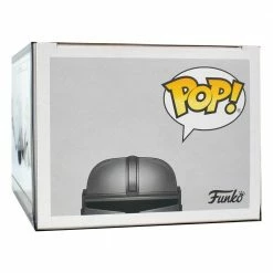 IN STOCK: Funko POP Star Wars: The Mandalorian (Chrome) With Star Wars Sleeve