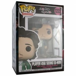 IN STOCK: Funko POP TV: Squid Game - Gi-hun 456 With Squid Sleeve / Protector