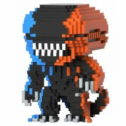 IN STOCK: Funko POP! Vinyl: Horror: 8-Bit Alien 2-Tone (Orange/Blue) (Exc) With PPJoe Alien Sleeve