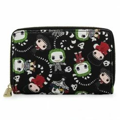 Funko IN STOCK: Loungefly Bettlejuice AOP Zip Around Wallet