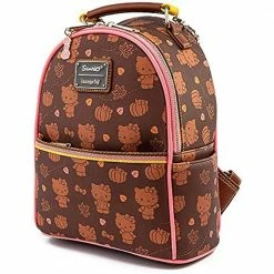 Funko IN STOCK: Loungefly: Hello Kitty: Pumpkin Spice AOP Mini Convertible Backpack