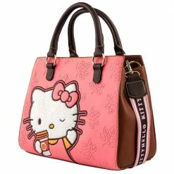 Funko IN STOCK: Loungefly: Hello Kitty: Pumpkin Spice Latte Wave Cross Body Bag