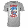 IN STOCK: Funko Tee: Marvel - Captain Holiday Sledding [Choice Of Sizes]