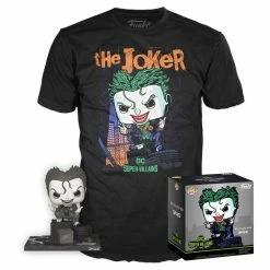 PRE-ORDER: Funko Pop! The Joker Tee & POP [Choice Of Sizes] New In