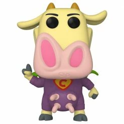 IN STOCK: Funko POP Animation: Cow & Chicken - Superhero Cow With Pop Protector