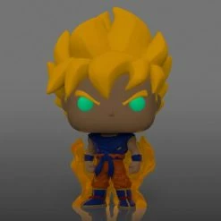 IN STOCK: Funko POP Animation: DBZ S8- SS Goku (GITD) With Free Black Light