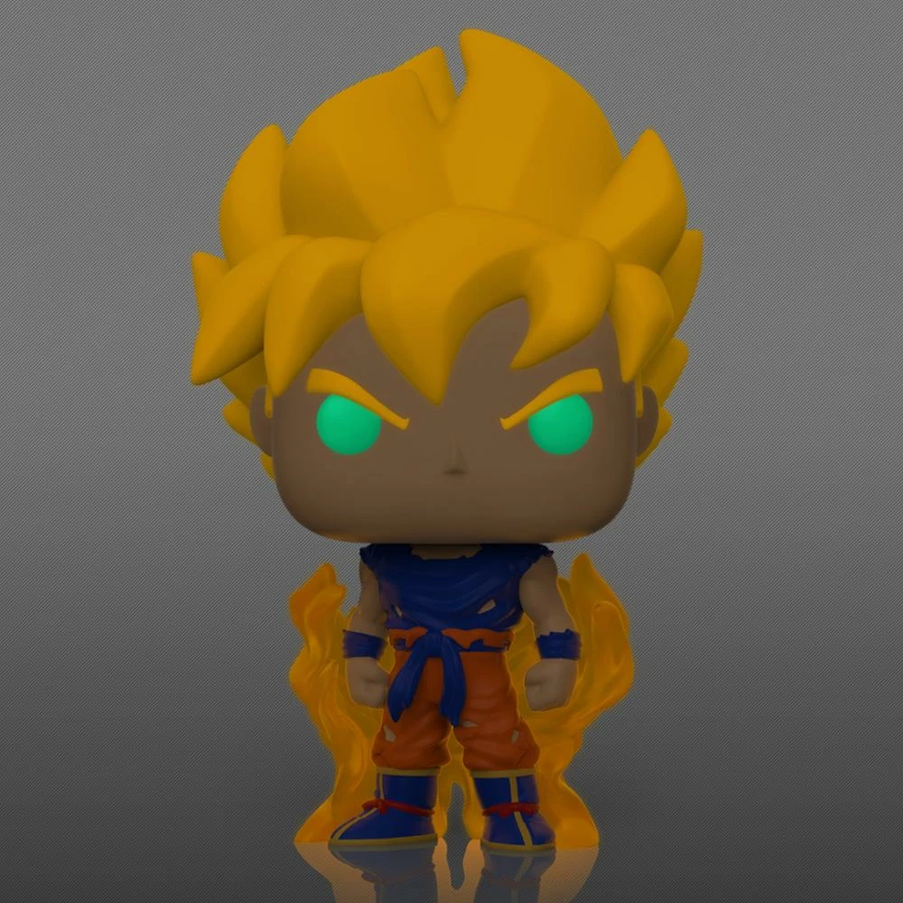 IN STOCK: Funko POP Animation: DBZ S8- SS Goku (GITD) With Free Black Light