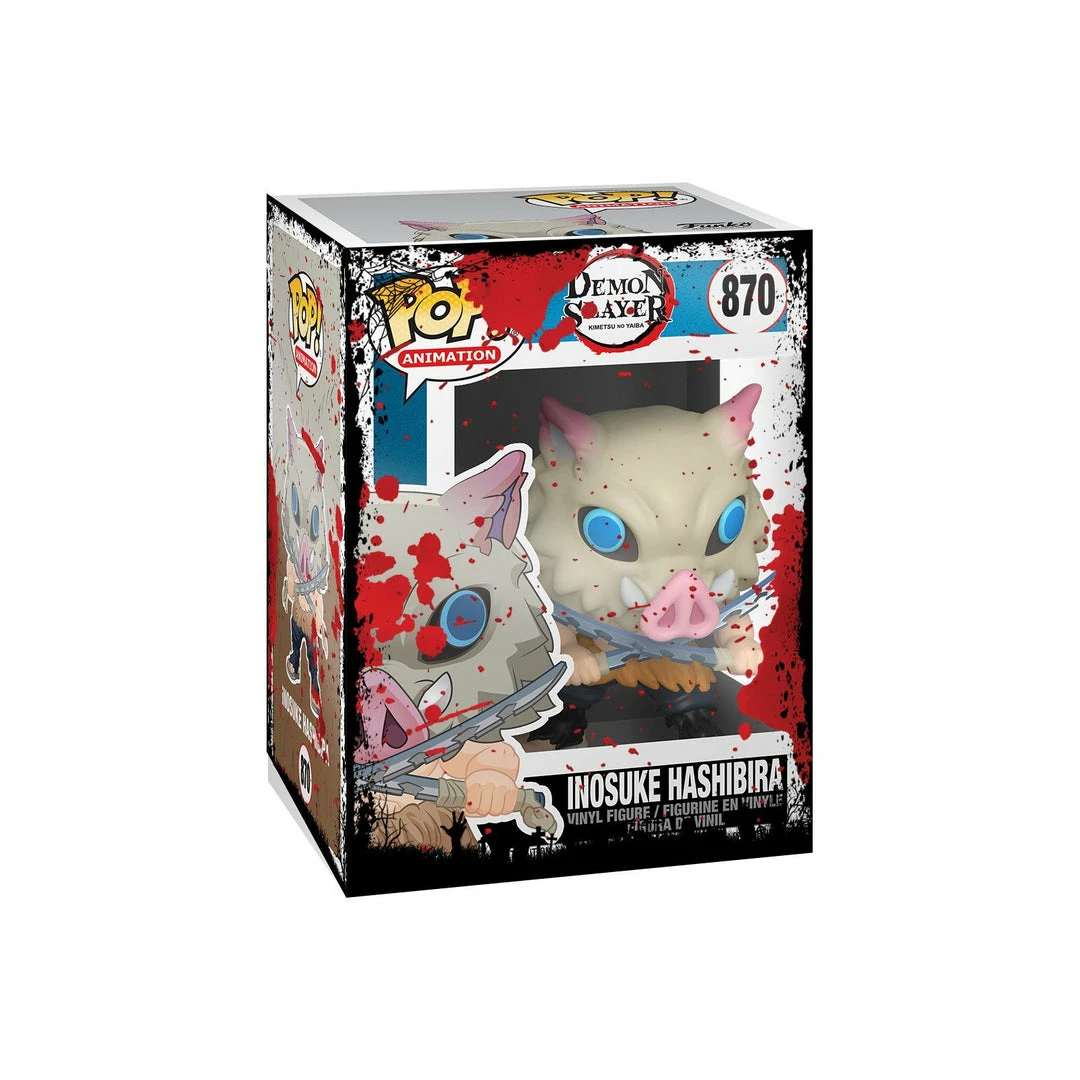PRE-ORDER: Funko POP Animation: Demon Slayer - Inosuke Hashibira With Halloween Sleeve