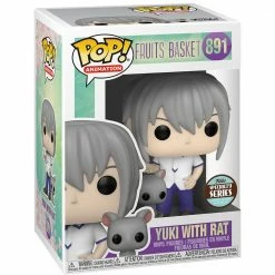 IN STOCK: Funko POP Animation: Fruits Basket -Yuki Soma W/Rat With PPJoe UV Sleeve