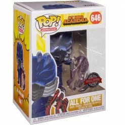 IN STOCK: Funko POP Animation: MHA S3 - All For One With MHA Sleeve