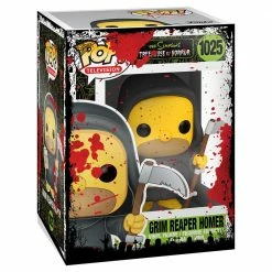 IN STOCK: Funko POP Animation: Simpsons Grim Reaper Homer With PPJoe Halloween Sleeve