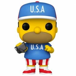 IN STOCK: Funko POP Animation: Simpsons - USA Homer With PPJoe Simpsons Sleeve