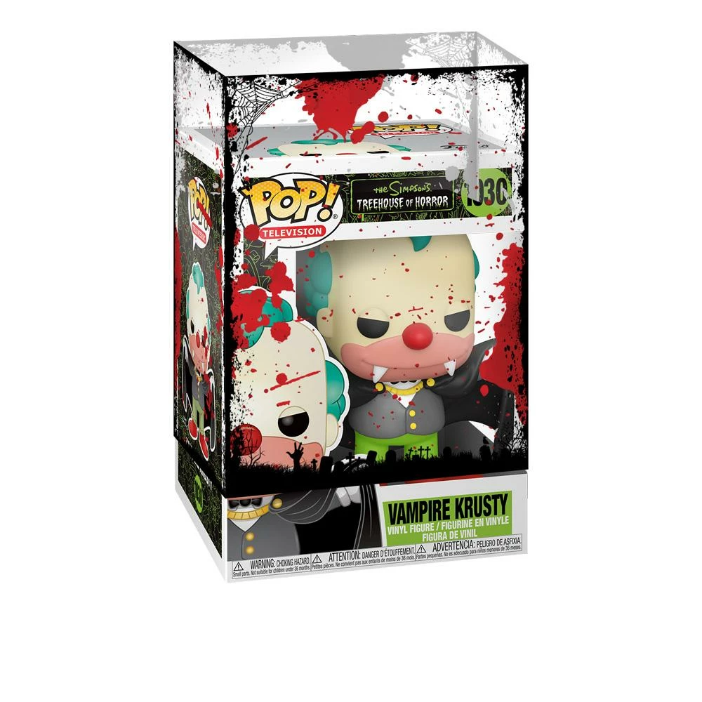 IN STOCK: Funko POP Animation: Simpsons Vampire Krusty With PPJoe Halloween Sleeve