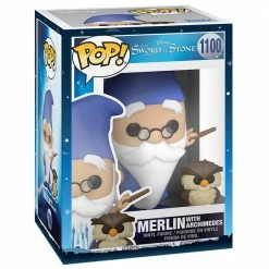 IN STOCK: Funko POP & Buddy: Merlin With Archimedes With Disney Sleeve