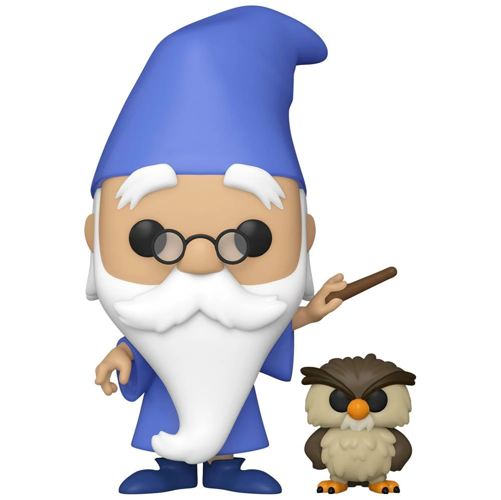 IN STOCK: Funko POP & Buddy: Merlin With Archimedes With Disney Sleeve
