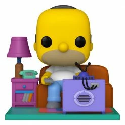 IN STOCK: Funko POP Deluxe: Simpsons- Homer Watching TV With PPJoe Protector