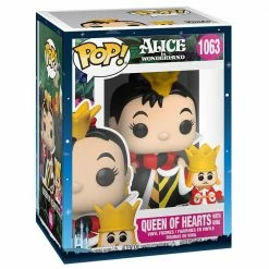 IN STOCK: Funko POP Disney: Alice 70th – Queen With King With Disney Sleeve