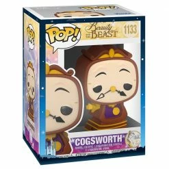 IN STOCK: Funko POP Disney: Beauty & Beast - Cogsworth With Sleeve / Protector